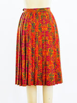 Yves Saint Laurent Pleated Print Skirt Skirt arcadeshops.com