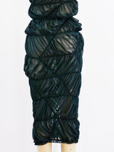 Comme des Garcons Banded Chiffon Tube Dress Dress arcadeshops.com