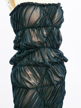 Comme des Garcons Banded Chiffon Tube Dress Dress arcadeshops.com