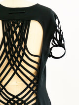 Jean Paul Gaultier Cage Back Gown Dress arcadeshops.com