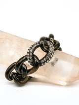 Rhinestone Chain Link Bracelet Jewelry arcadeshops.com