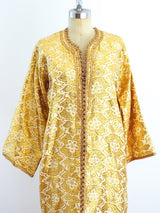 Gold Brocade Caftan Jacket arcadeshops.com