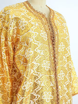 Gold Brocade Caftan Jacket arcadeshops.com