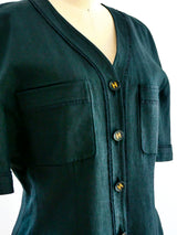 Chanel Linen Ensemble Suit arcadeshops.com