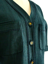 Chanel Linen Ensemble Suit arcadeshops.com