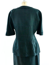 Chanel Linen Ensemble Suit arcadeshops.com