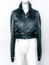 Chanel Cropped Bomber Jacket Jacket arcadeshops.com