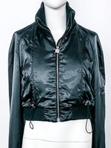 Chanel Cropped Bomber Jacket Jacket arcadeshops.com