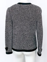 Adolfo Tweed Jacket with Bows Jacket arcadeshops.com