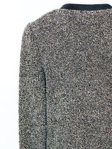 Adolfo Tweed Jacket with Bows Jacket arcadeshops.com