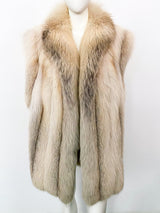 Fox Fur Sleeveless Jacket Jacket arcadeshops.com