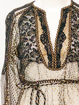 Victor Costa Lace Top Top arcadeshops.com