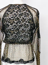 Victor Costa Lace Top Top arcadeshops.com