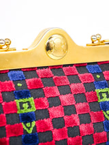 Roberta di Camerino Velvet Shoulder Bag Accessory arcadeshops.com