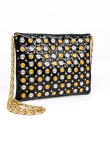 Studded Patent Shoulder Bag Accessory arcadeshops.com