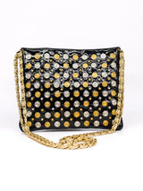Studded Patent Shoulder Bag Accessory arcadeshops.com