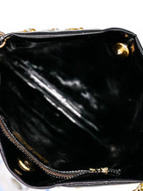 Studded Patent Shoulder Bag Accessory arcadeshops.com
