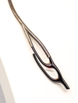 Sterling and Black Coral Collar Necklace Jewelry arcadeshops.com