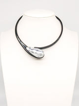 Lucite Crystal Collar Necklace Jewelry arcadeshops.com
