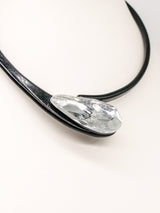 Lucite Crystal Collar Necklace Jewelry arcadeshops.com