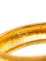 Goldtone Collar Bangle Bracelet Jewelry arcadeshops.com