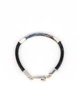 Sterling Wrapped Leather Bangle Jewelry arcadeshops.com