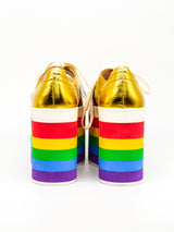 Gucci Peggy Rainbow Platform Sneakers Accessory arcadeshops.com