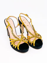 Gucci Zephyra Crystal Embellished Platform Sandals Accessory arcadeshops.com