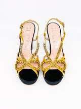 Gucci Zephyra Crystal Embellished Platform Sandals Accessory arcadeshops.com