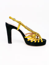 Gucci Zephyra Crystal Embellished Platform Sandals Accessory arcadeshops.com