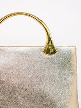 1960's Metallic Gold Top Handle Bag Accessory arcadeshops.com