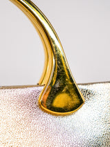 1960's Metallic Gold Top Handle Bag Accessory arcadeshops.com