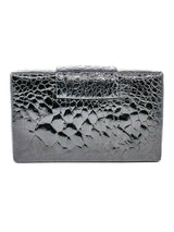 1960's Croc Embossed Box Clutch Accessory arcadeshops.com