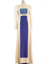 Space Age Inspired Colorblock Maxi Dress Dress arcadeshops.com