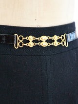 Celine Wool Knee Length Skirt Bottom arcadeshops.com