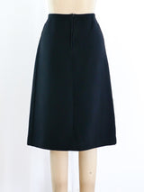 Celine Wool Knee Length Skirt Bottom arcadeshops.com