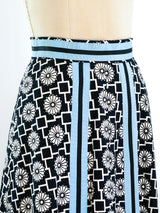 Block Printed Midi Skirt Bottom arcadeshops.com