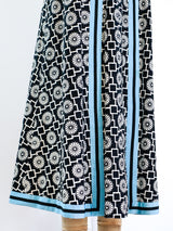 Block Printed Midi Skirt Bottom arcadeshops.com