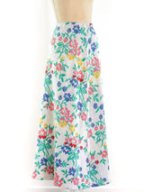 Alley Cat Floral Knit Maxi Skirt Bottom arcadeshops.com