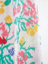 Alley Cat Floral Knit Maxi Skirt Bottom arcadeshops.com