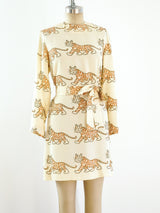 Tiger Print Mini Dress Dress arcadeshops.com