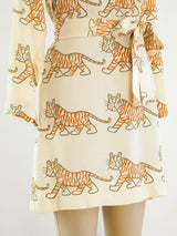 Tiger Print Mini Dress Dress arcadeshops.com