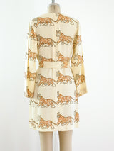 Tiger Print Mini Dress Dress arcadeshops.com