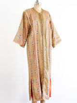 Metallic Peach Brocade Duster Jacket arcadeshops.com
