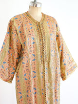 Metallic Peach Brocade Duster Jacket arcadeshops.com