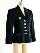 1990's Turn Lock Hardware Jacket Jacket arcadeshops.com