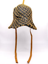 Raffia and Rope Bucket Hat Accessory arcadeshops.com