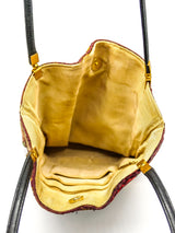 Printed Velvet Shoulder Bag Accessory arcadeshops.com