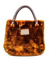Faux Fur Top Handle Bag Accessory arcadeshops.com
