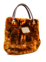 Faux Fur Top Handle Bag Accessory arcadeshops.com